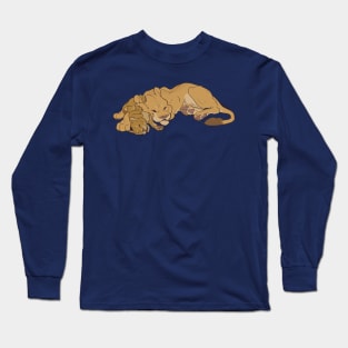 Lion snuggles Long Sleeve T-Shirt